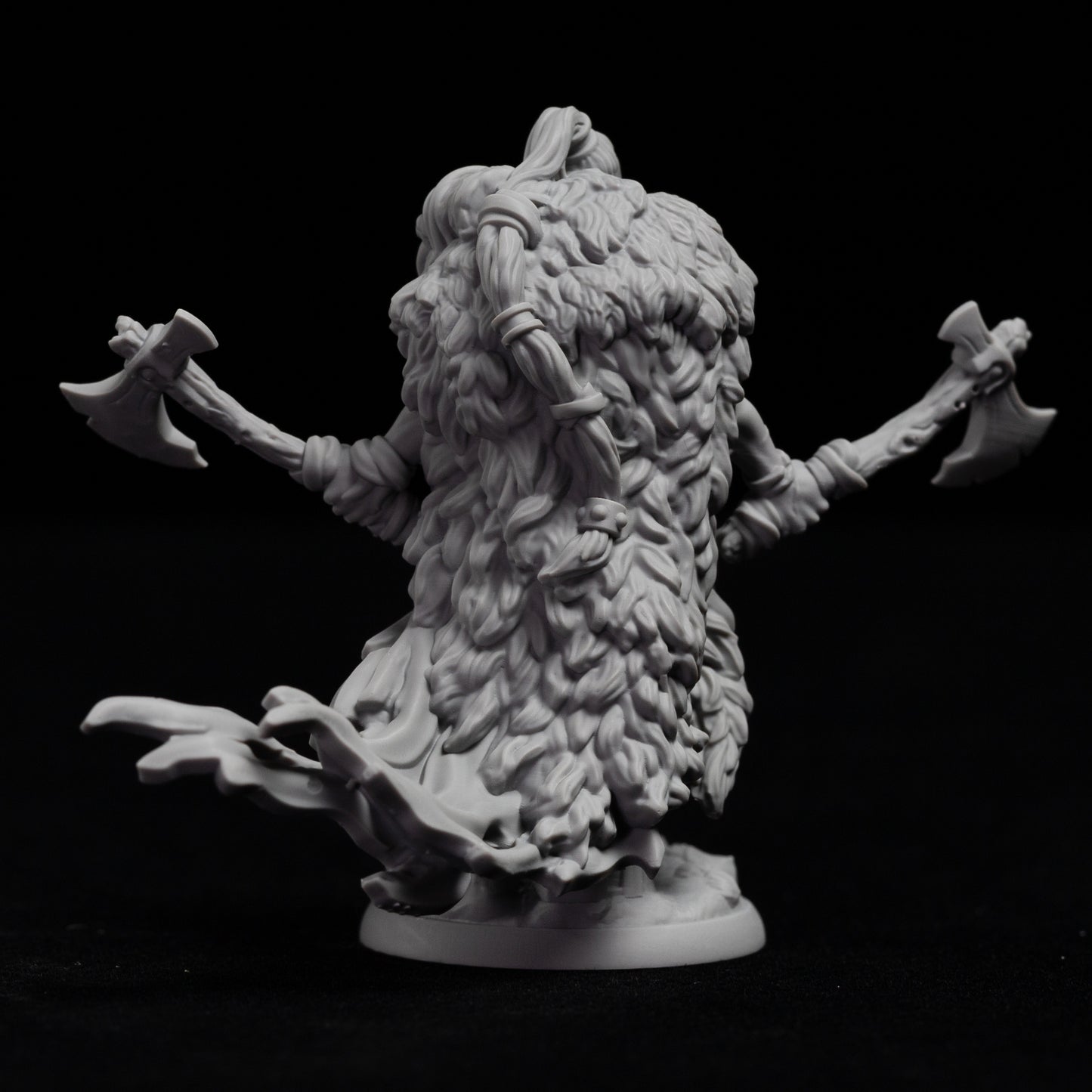 Berserker Viking Warrior Miniature for RPGs, Durable ABS Material, Collectible Figurine, Ideal for D&D, Role-Playing Games, Ages 14+