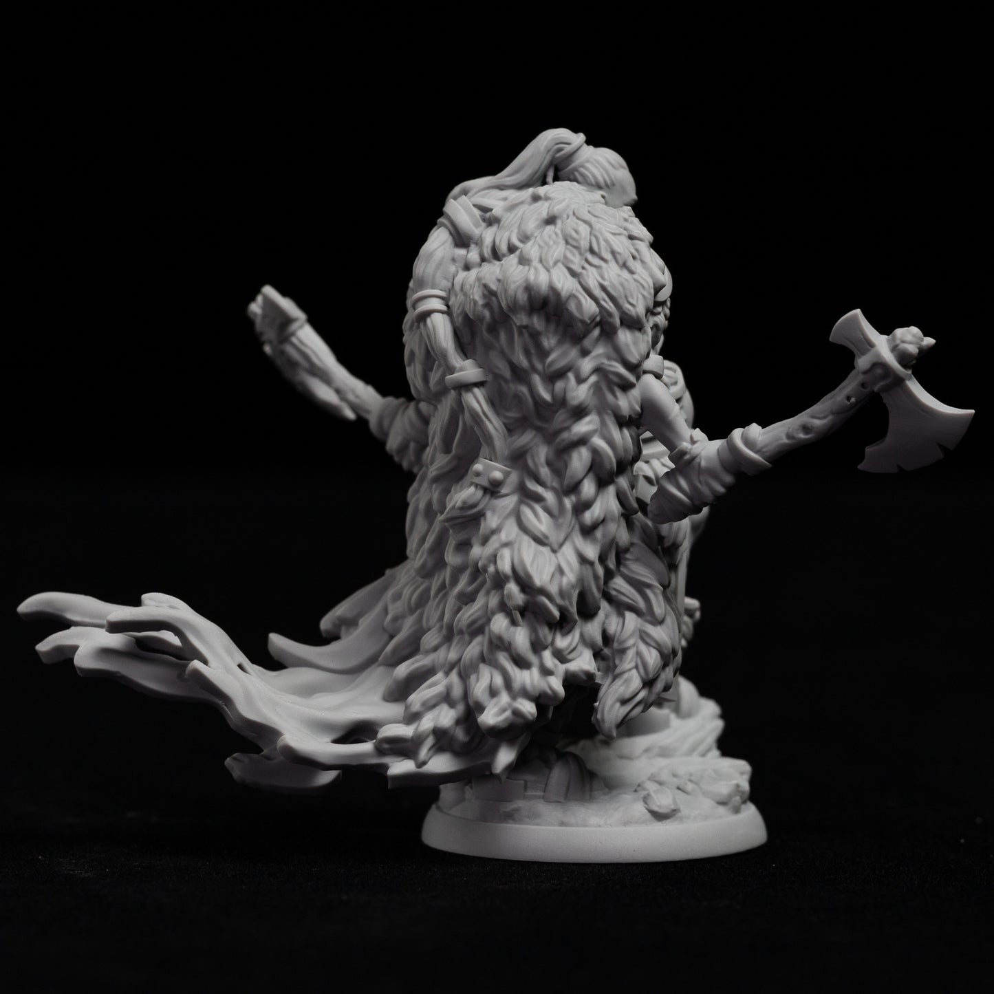 Berserker Viking Warrior Miniature for RPGs, Durable ABS Material, Collectible Figurine, Ideal for D&D, Role-Playing Games, Ages 14+