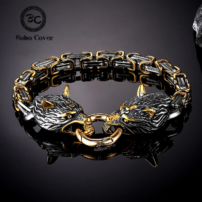 Gold Fenrir bracelet