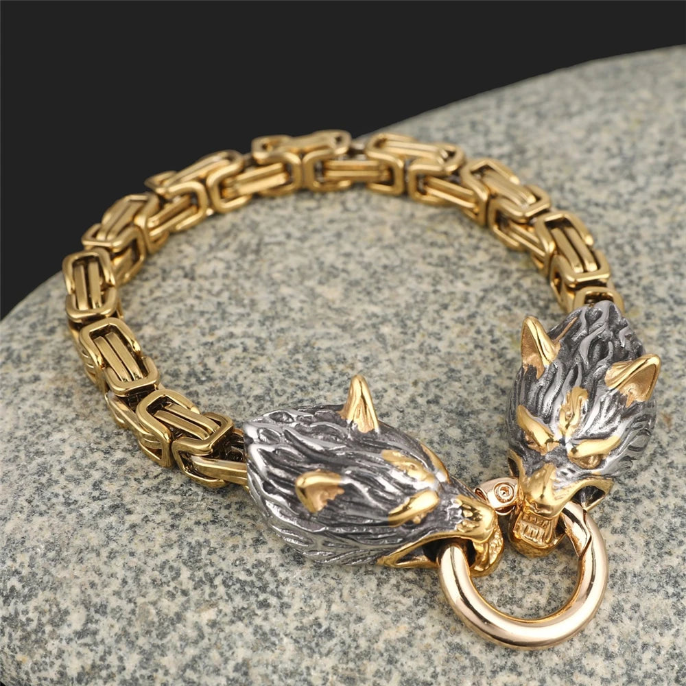 Gold Fenrir bracelet