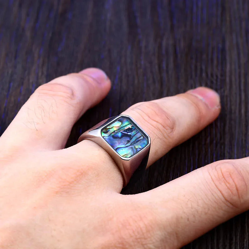 Sky blue ring