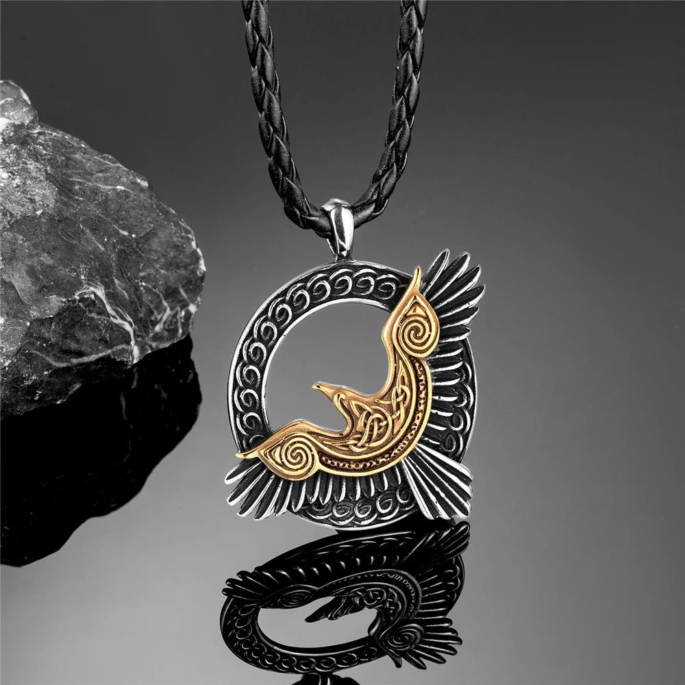 Golden Odin's Raven