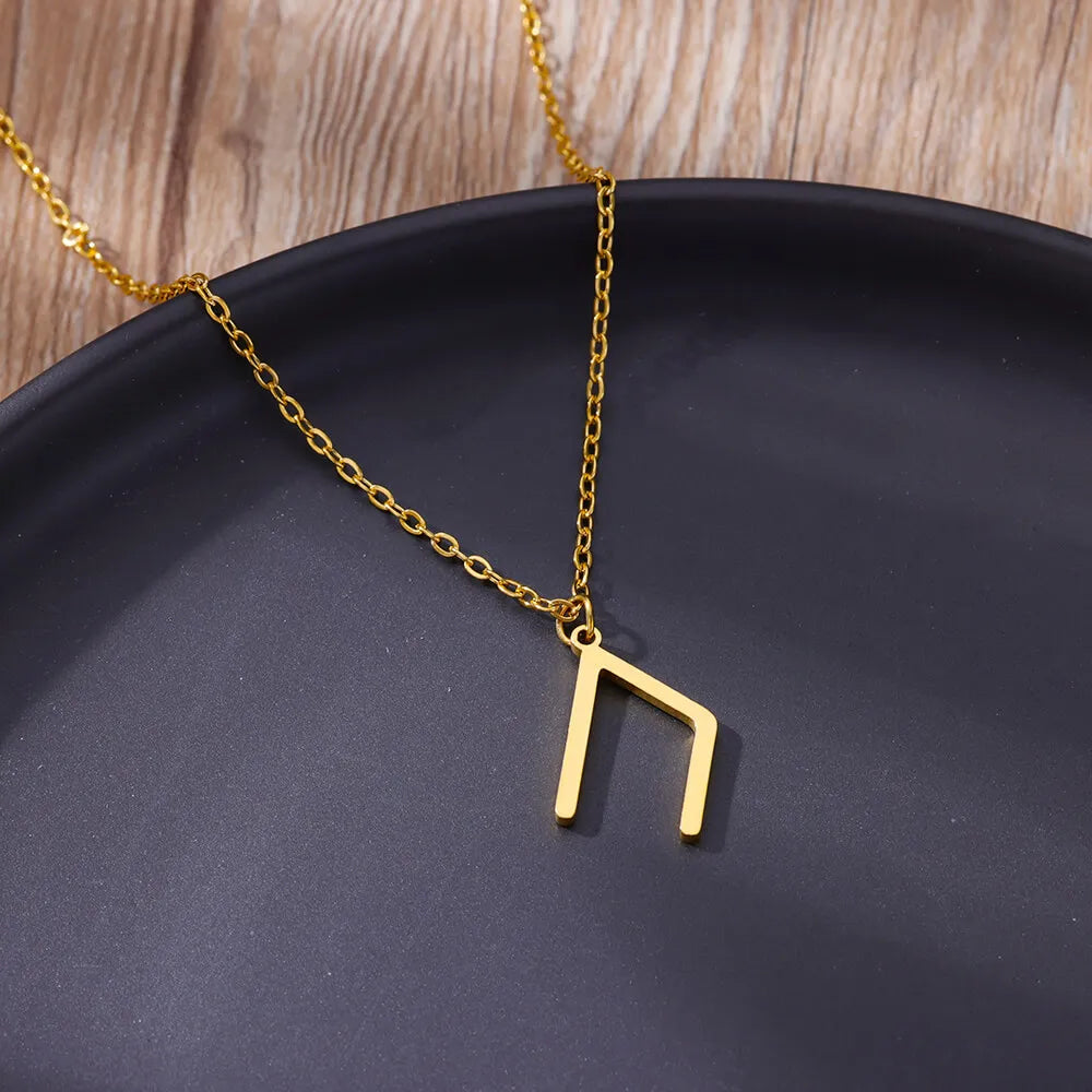 Vikings Rune Pendant Stainless Steel necklace For Women Refined Norse Runic Pendants Accessories Jewelry Gift
