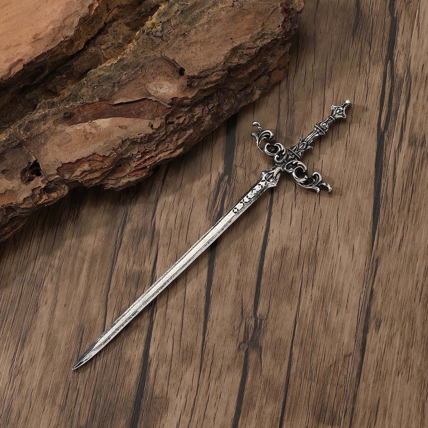 Viking Retro Wave Talisman Sword Hair Stick Hairpin Trendyy Fashion Hair Accessories Scandinavian Norwegian Style Accessories Party Accessories Valentine's Day Mother's Day Birthday Gift