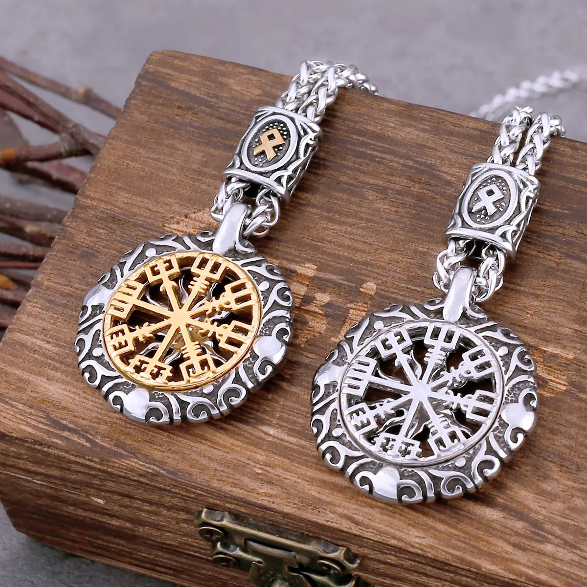 Viking Compass Necklaces