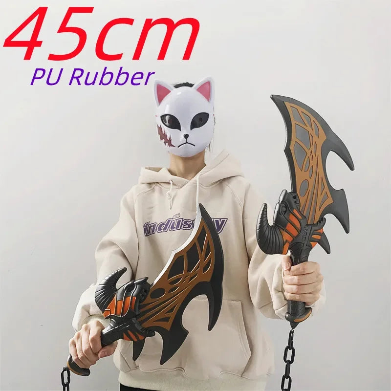 God of War 4 Axe Kratos Robber 1:1 Leviathan AXE Valin Viking Weapon Prop Role Play Gift Safety PU Big AXE Toy Halloween Cosplay