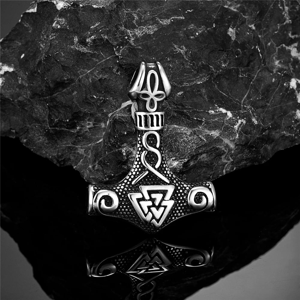 Thors Hammer Necklaces Norse Runes
