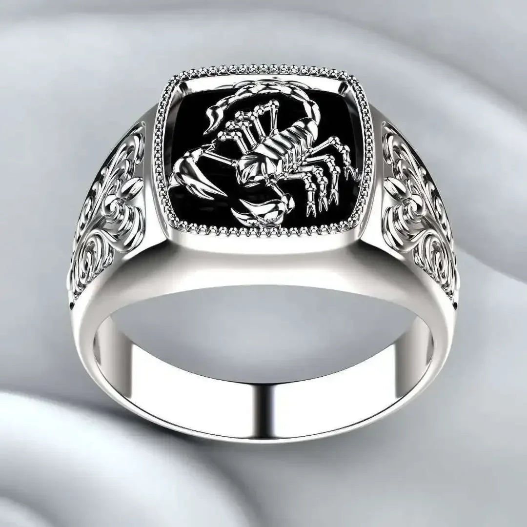 Viking Nordic Mythology Giant Wolf Men Ring Defense Totem Wolf Fashion Hip Hop Rock Unisex Finger Ring Punk Gift