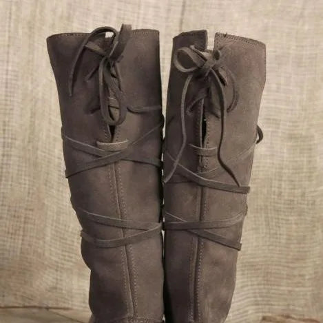 Medieval Viking Vintage Men's And Women's Knight Boots Cosplay Shoes Pu Leather Warrior Role Play Carnival Party Anime Shoes New