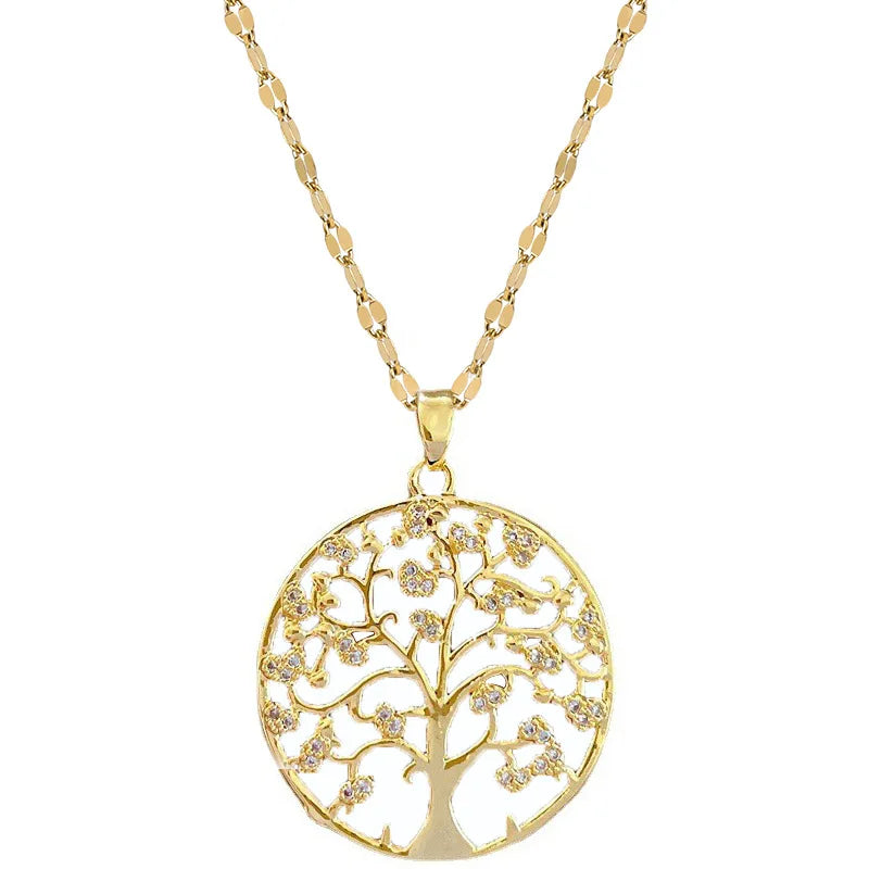 "Golden Tree Necklace"