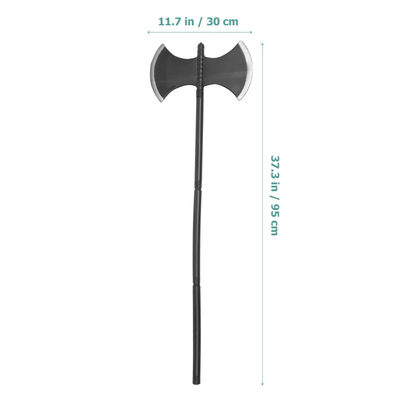 Halloween Costume Viking Kids Performing Plaything Halloween Performance Prop Costume Plastic Simulation Axe
