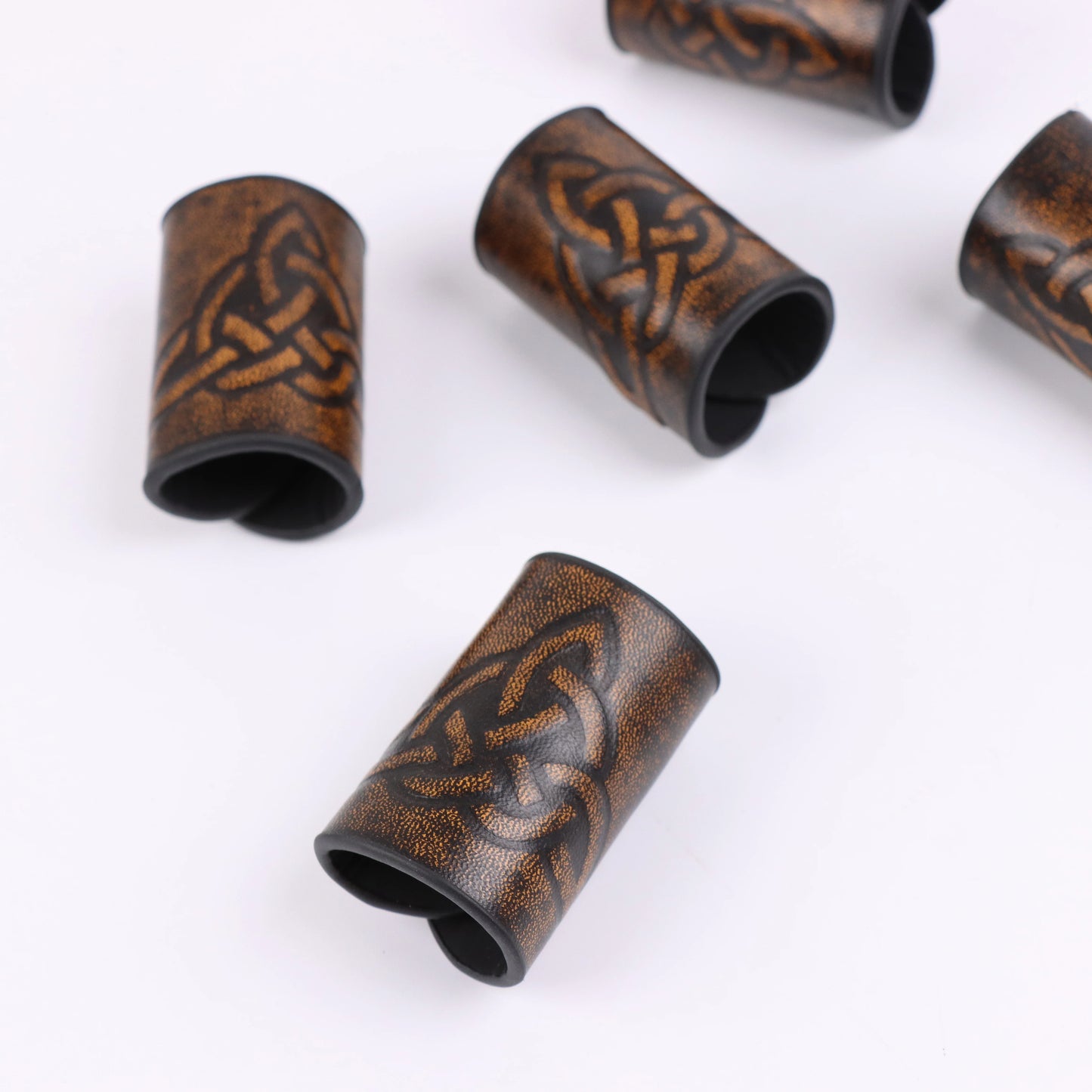 Viking Hair Cuffs Set: Cuffs, Coils and Rings, Braids