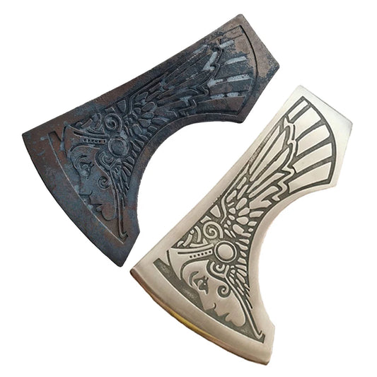 Forge Viking Axe Head Multifunctional Cut Firewood Axe Accessories Outdoor Camping Survival Self-defense Axes Without Handle