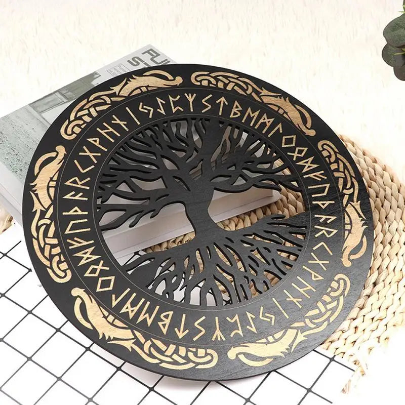 Nordic Viking Runes Wall Decor 4PCS Set