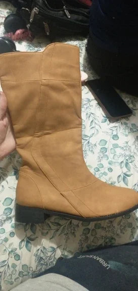 Medieval Viking New Men's Round Head High Boot 2023 Vintage PU Material Warm Long Sleeve Men's Boot