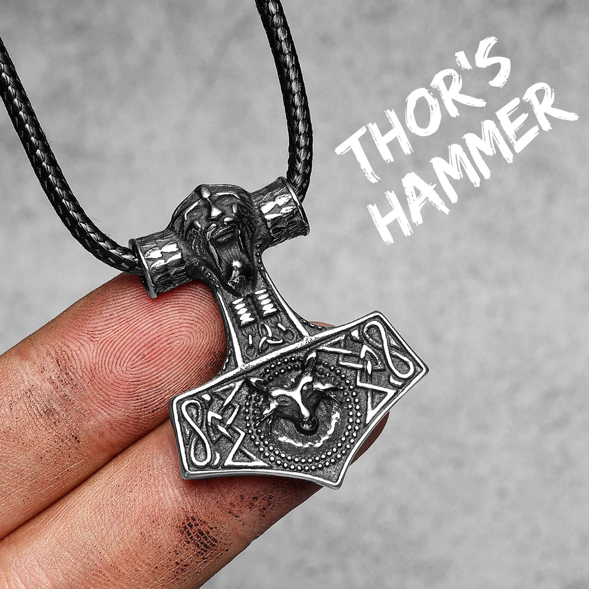 Viking Variety Weapons Men Pendant Necklace Stainless Steel Nordic Myth Chain Retro Rock Punk Rap for Friend Male Jewelry Gift