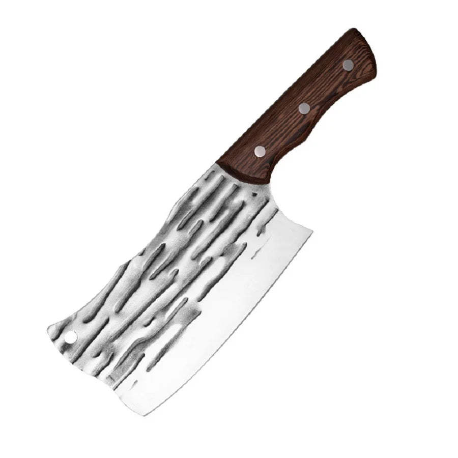 Meat Cleaver Butcher Knife for Meat Cutting Viking Knife for Vegetables, Kitchen Knife for Outdoor Thanksgiving Christmas Gift