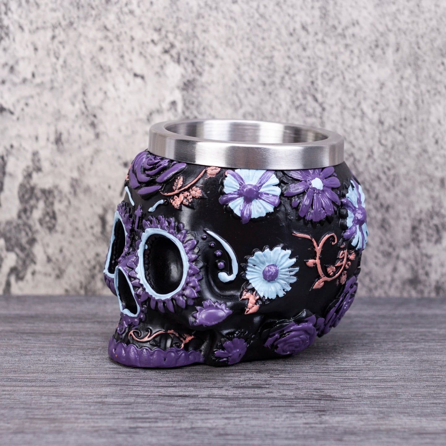 Gothic Wine Goblet Contain Dragon Claw Viking Skeleton Retro Stainless Steel&Resin Wine Glass BEST Halloween Gifts Bar Drinkware