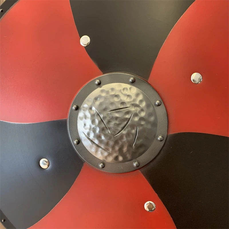 Medieval Warrior Viking Round Shield 1:1 PU Gladiator Disk Shield Weapon Movie Game Role Play Gift Halloween Cosplay Prop