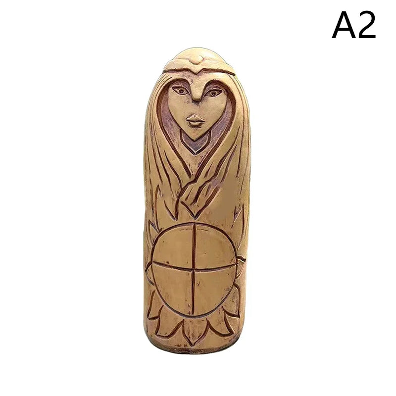 Freya Viking Goddess Statue Resin Sculpture Religious Angel Figurine Floor Mounted Nordic Altar Sculpture For Home Decor