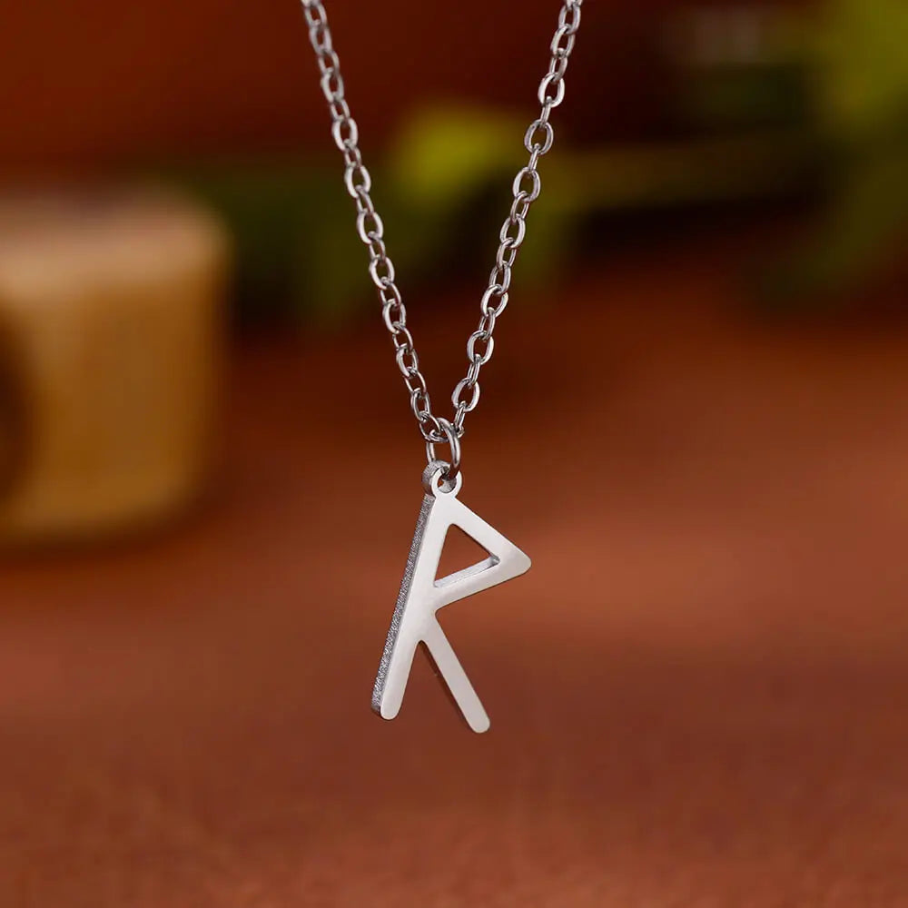 Vikings Rune Pendant Stainless Steel necklace For Women Refined Norse Runic Pendants Accessories Jewelry Gift