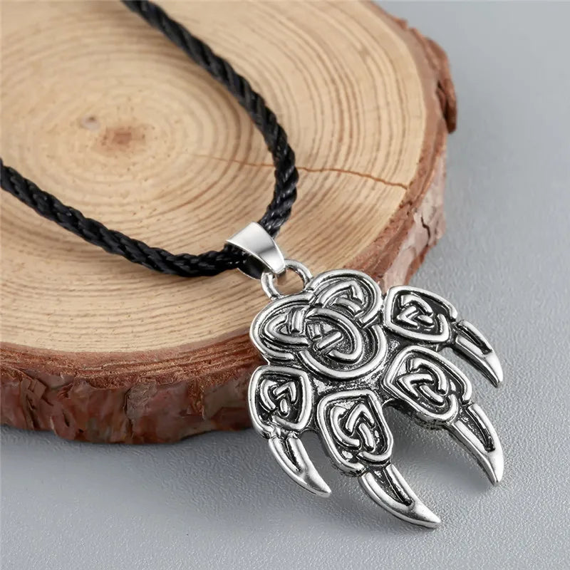 Viking Valknut Pendant Men's Necklace Women Round Pagan Religious Male Man Slavic  Steampunk Jewelry Tibetan Amulet