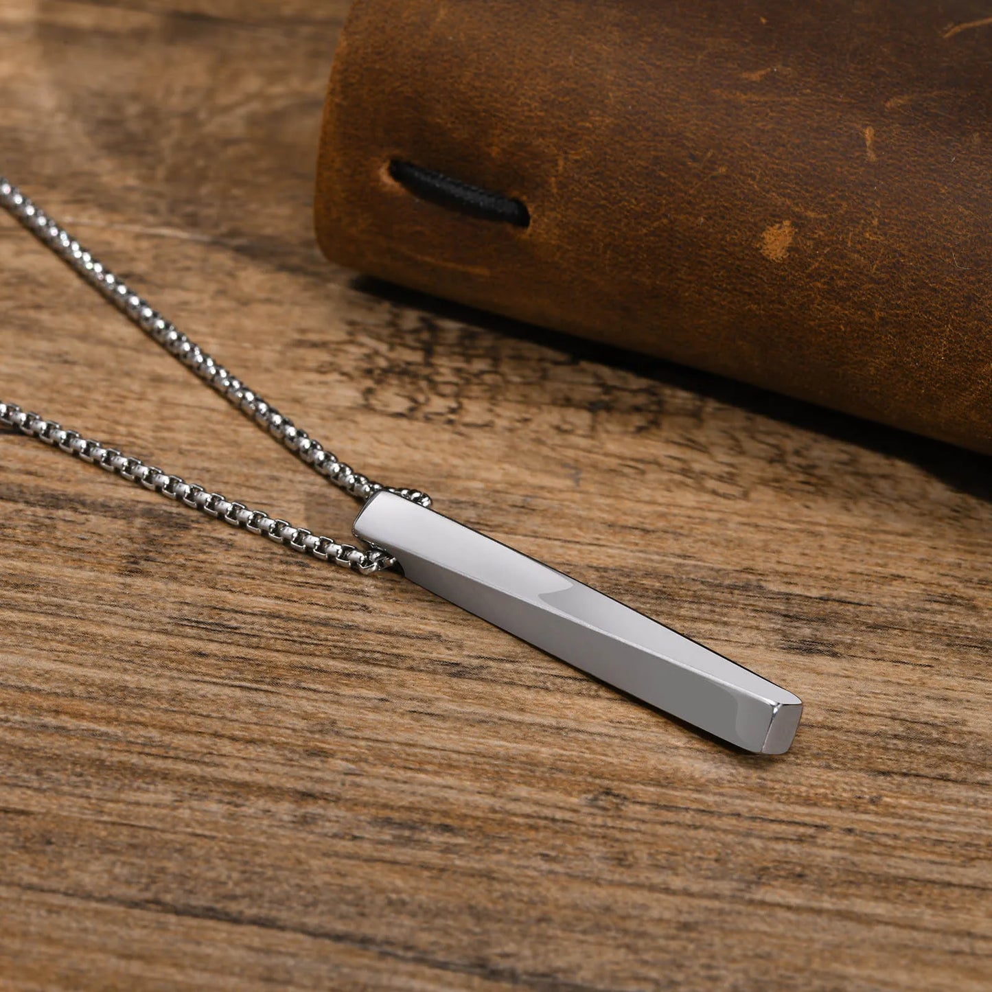 Viking Valknut Pendant Necklace for Men Stainless Steel Stylish Mobius Geometric Neckchain Norse Odin Collar Jewelry for Male