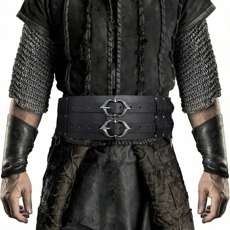 1pc/2pcs/3pcs medieval belt/pouch accessory set Renaissance period waist bag vintage Viking wide belt suitable for Halloween