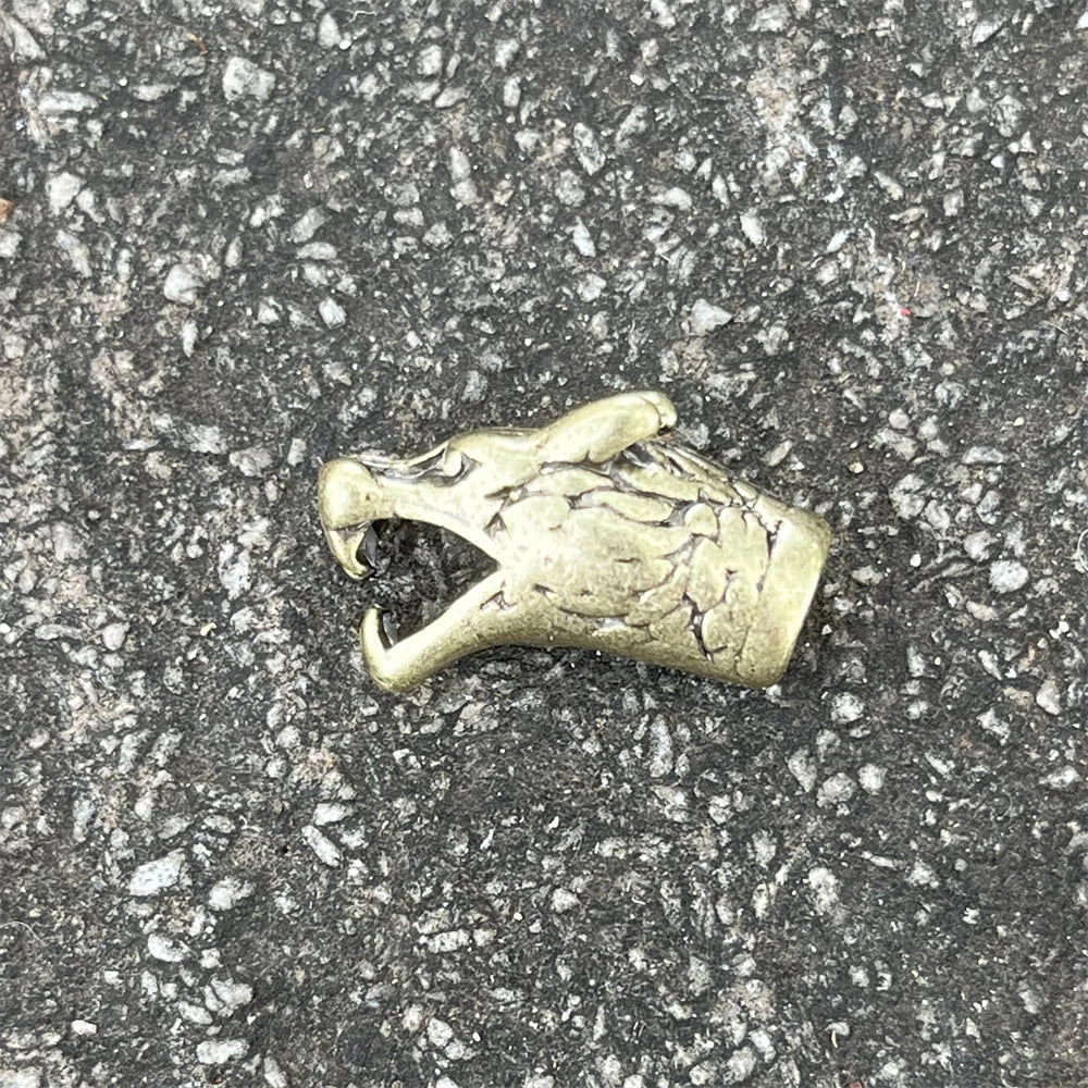 Viking Wolf Heads Beads Charms For Necklaces Bracelets Jewelry Making Diy Crafts Accessories