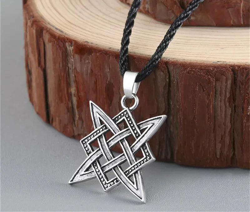 Viking Valknut Pendant Men's Necklace Women Round Pagan Religious Male Man Slavic  Steampunk Jewelry Tibetan Amulet