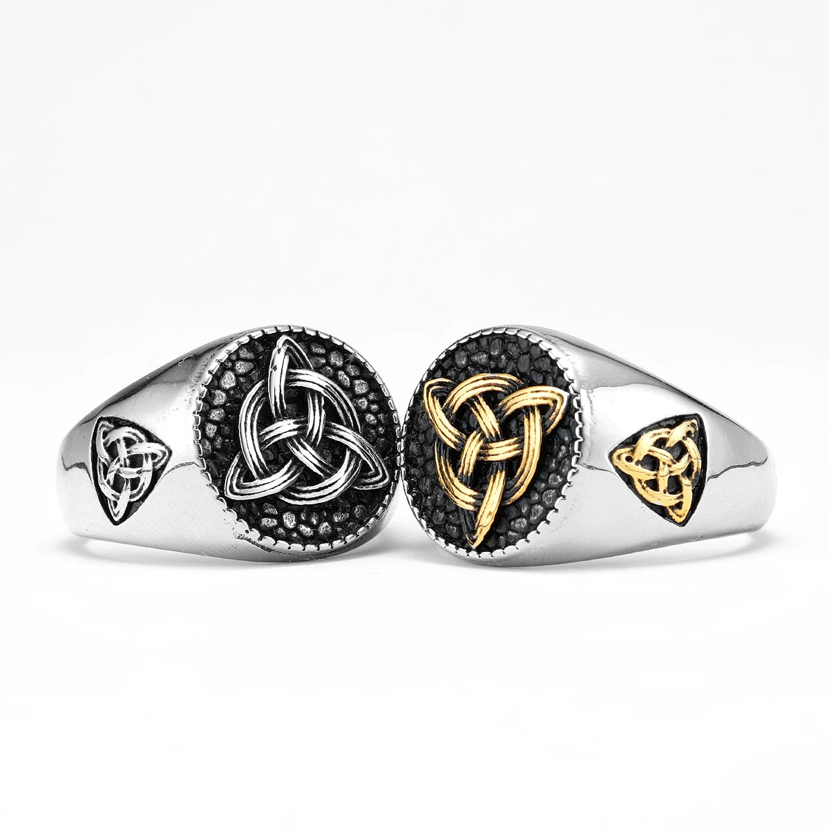 Viking Celtic Knot Stainless Steel Men Rings Punk New In For Male Women Fashion Jewelry Creativity Gift Wholesale Dropshiping