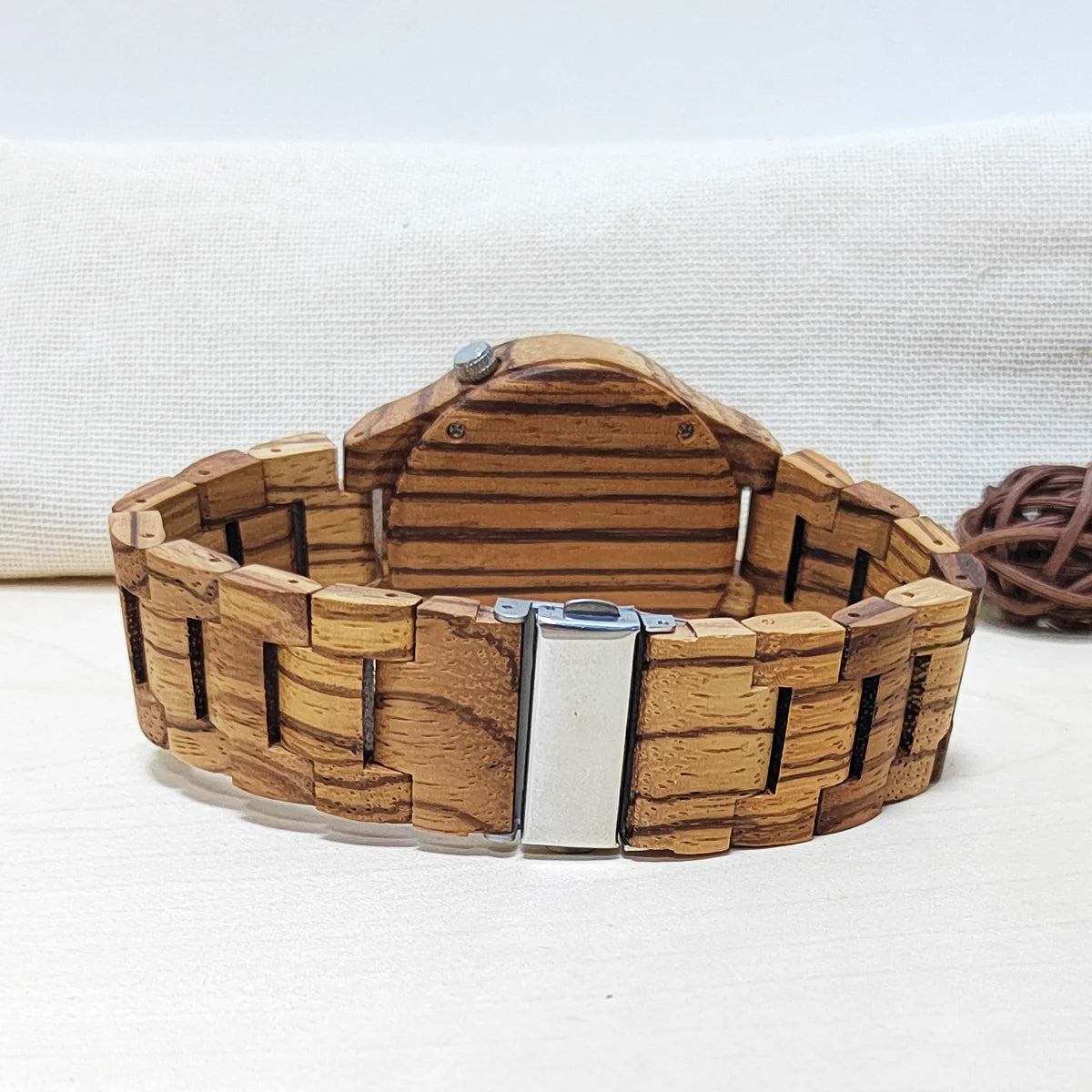 Men's Wooden Wrist Watches Viking Symbol Element Clock Personalized Anniversary Gift for Husband Man Wood Quartz Wristwatches