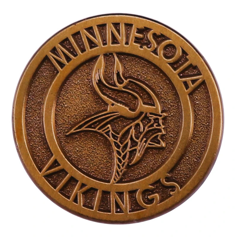 Minnesota Vikings football team logo enamel pin vintage brooch badge Backpack Collar Pins Hat Jewelry accessories Gift for fans