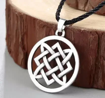 Viking Valknut Pendant Men's Necklace Women Round Pagan Religious Male Man Slavic  Steampunk Jewelry Tibetan Amulet