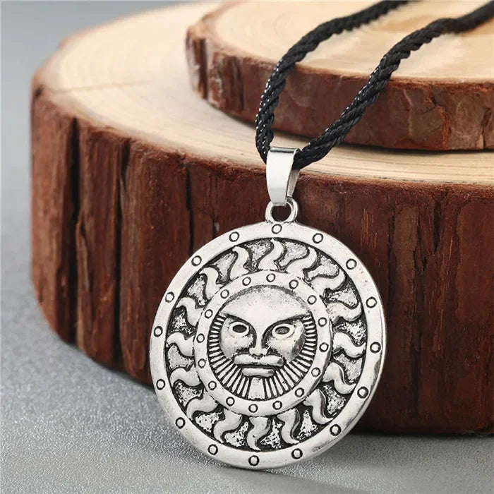 Viking Valknut Pendant Men's Necklace Women Round Pagan Religious Male Man Slavic  Steampunk Jewelry Tibetan Amulet