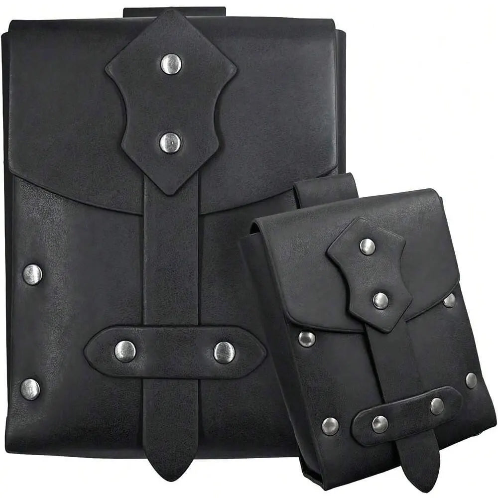 1pc/2pcs/3pcs medieval belt/pouch accessory set Renaissance period waist bag vintage Viking wide belt suitable for Halloween