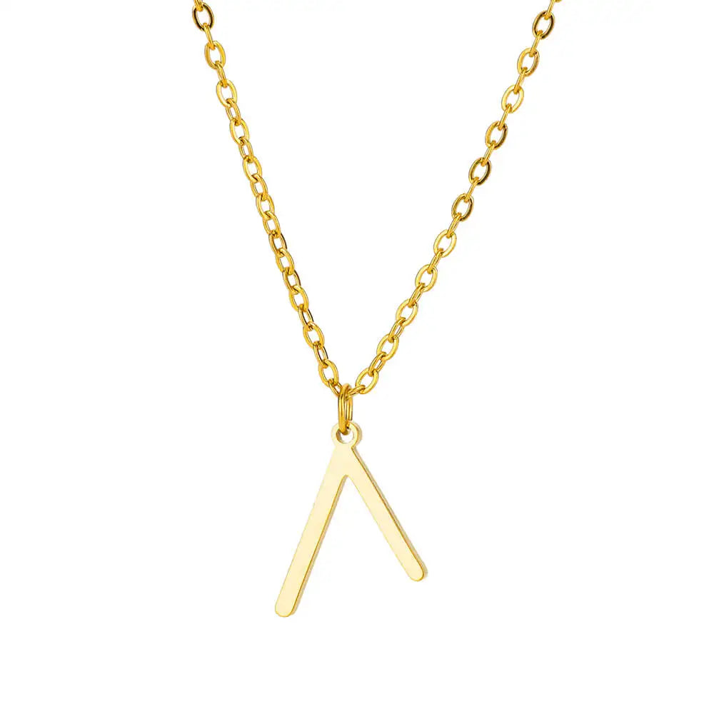 Viking Petite Rune Layering Necklace Elder Futhark Runes Feminine Delicate Norse Runic Pendants Minimalist Jewelry for Women