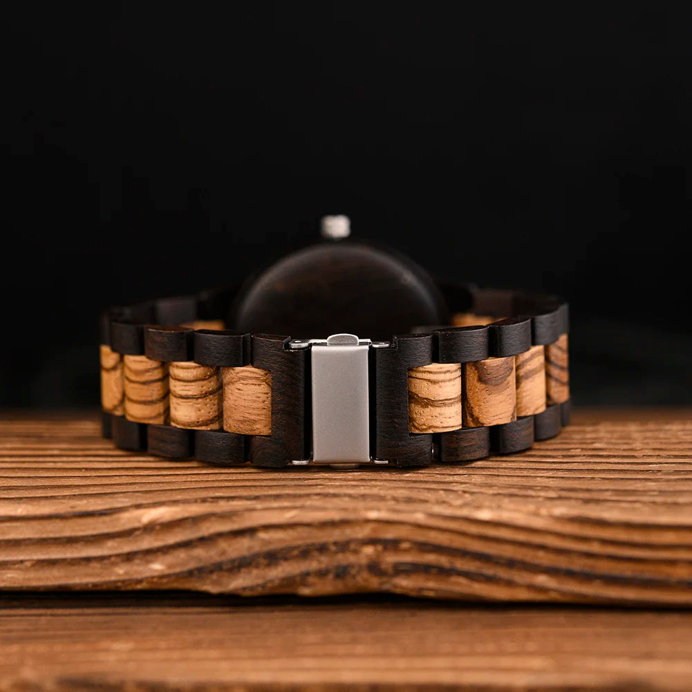 BOBO BIRD Viking Wooden Watches Top Japanese Quartz Movement Wristwatch Unique Men Watch with Helm of Awe Runic Circle Gift Box