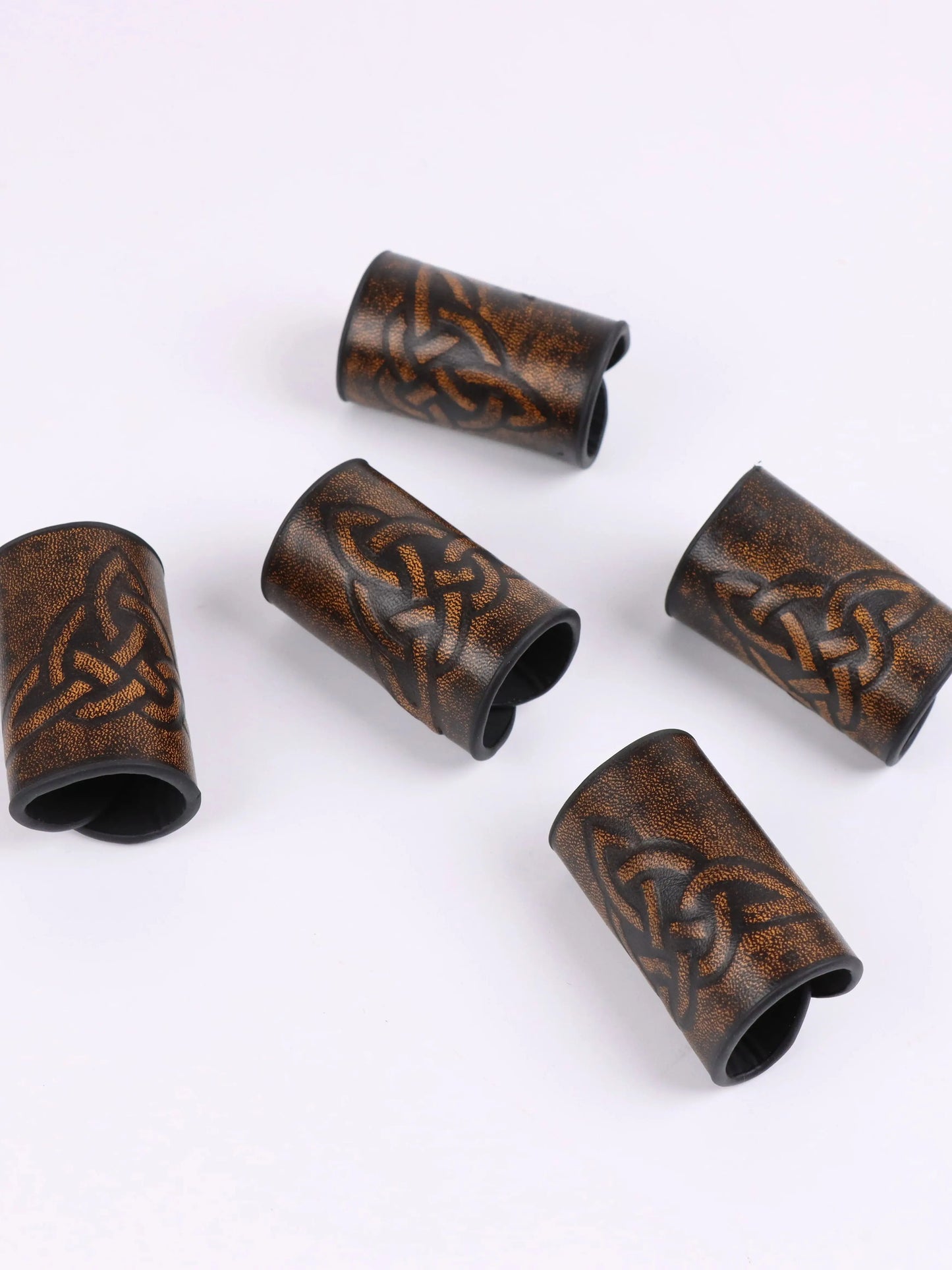 Viking Hair Cuffs Set: Cuffs, Coils and Rings, Braids