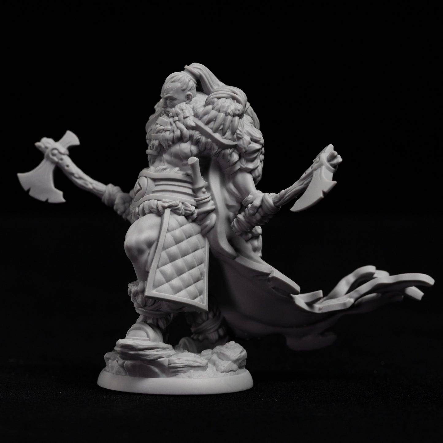 Berserker Viking Warrior Miniature for RPGs, Durable ABS Material, Collectible Figurine, Ideal for D&D, Role-Playing Games, Ages 14+