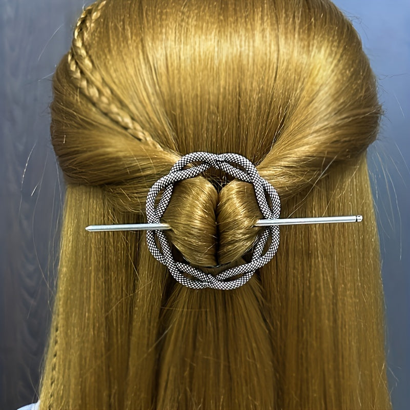 8pcs Vintage Crescent Cloud Hair Clips Witchy Moon Hair Stick Witches Halloween Hair Clips Pagan Gothic Hair Wiccan Viking Hair Clips Jewelry Holiday Gifts