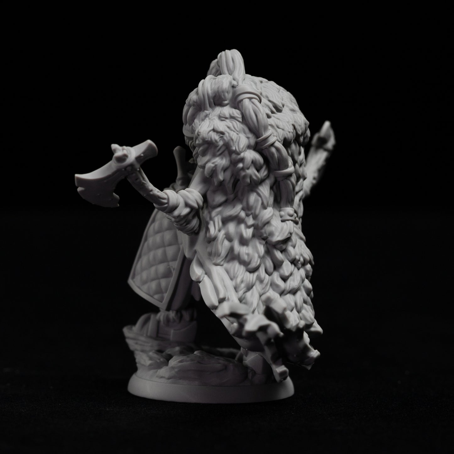 Berserker Viking Warrior Miniature for RPGs, Durable ABS Material, Collectible Figurine, Ideal for D&D, Role-Playing Games, Ages 14+
