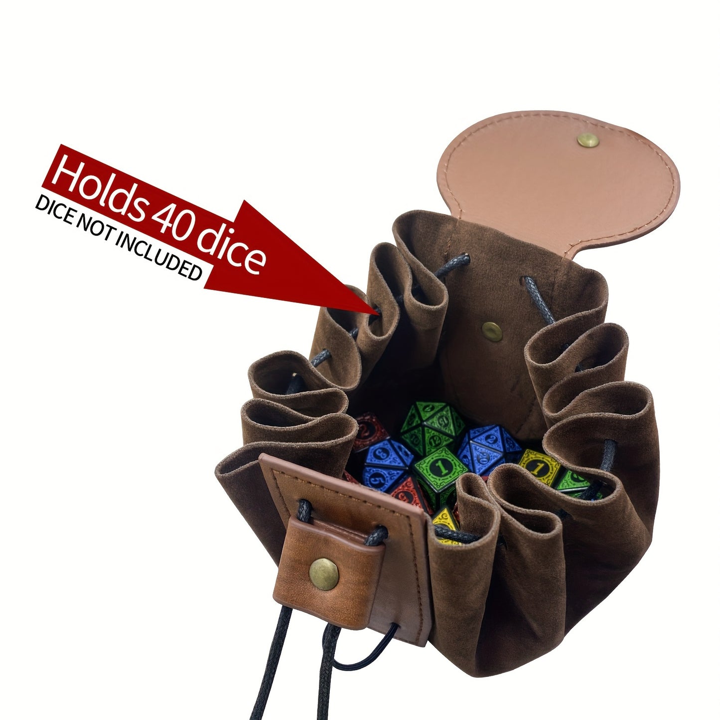 1pc Medieval Embossed Faux Leather Belt Waist Bag, Viking Portable Fanny Pack