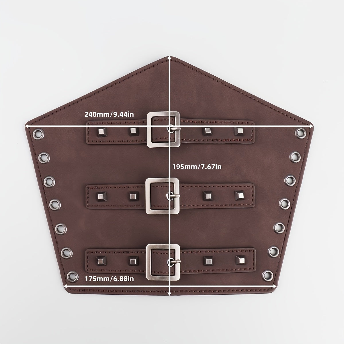 [Viking Costume Set] 6pcs Set Of Unisex Faux Fur Collar Viking Costume Outfit | Faux Fur Necktie, Faux Leather Belt, Gloves, Arm Bands - Medieval Viking Clothing, Renaissance King Warrior Cloak For Halloween LARP Role-playing