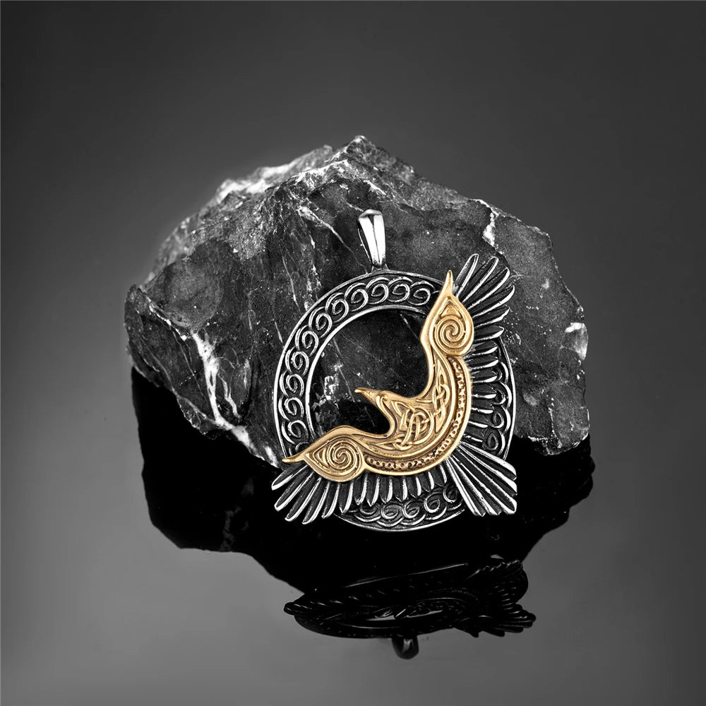 Golden Odin's Raven
