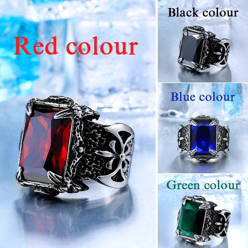 gemstone ax ring