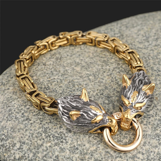 Gold Fenrir bracelet