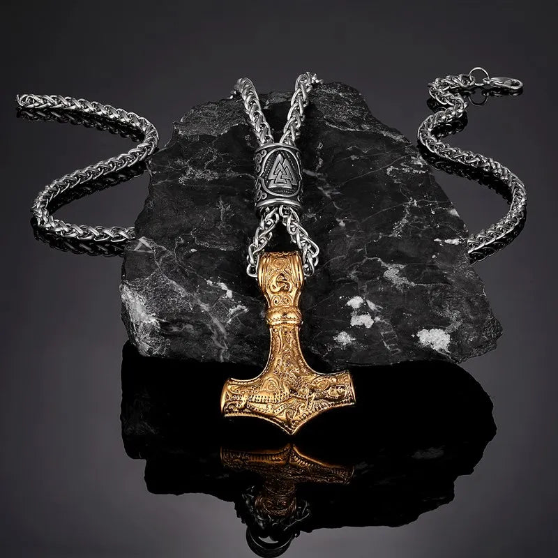 Odin's Bead Thor's Hammer Gold