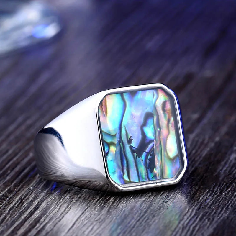 Sky blue ring
