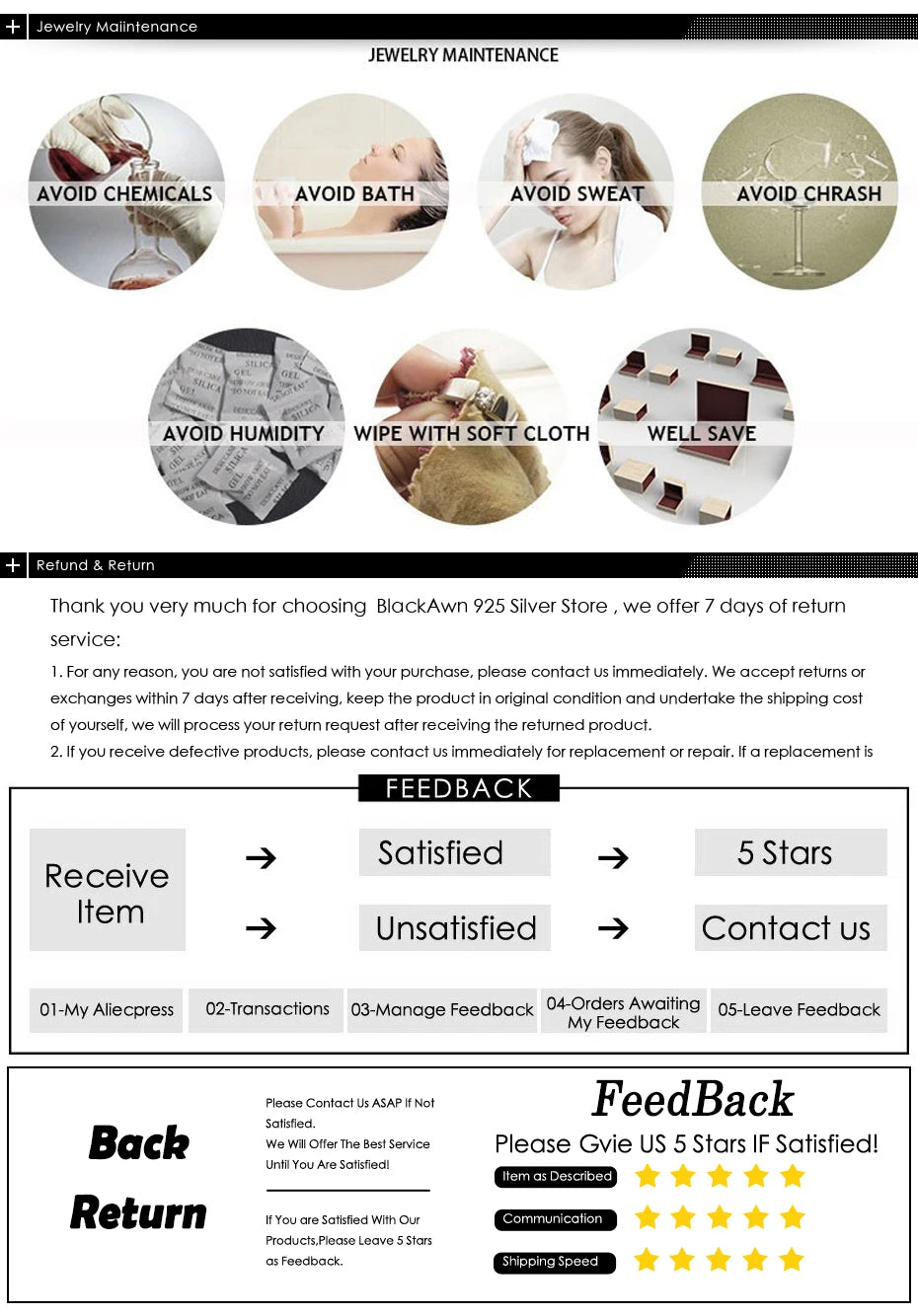 S925 Sterling Silver Viking Wolf Bangle with wood box as gift for men or women